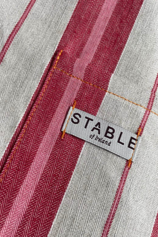 Stripe Irish Linen Apron-Aprons-STABLE of Ireland
