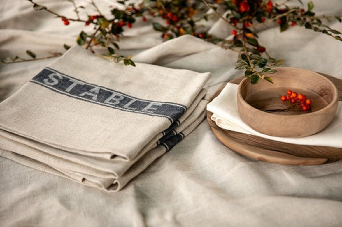 Natural Linen Tea Towel-Kitchen Towels-STABLE of Ireland