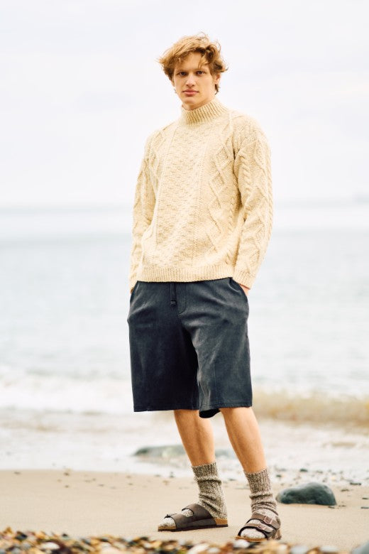 Natural Donegal Aran Jumper