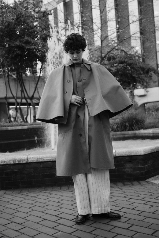 Olive Green Raincoat Cape