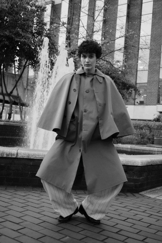 Olive Green Raincoat Cape