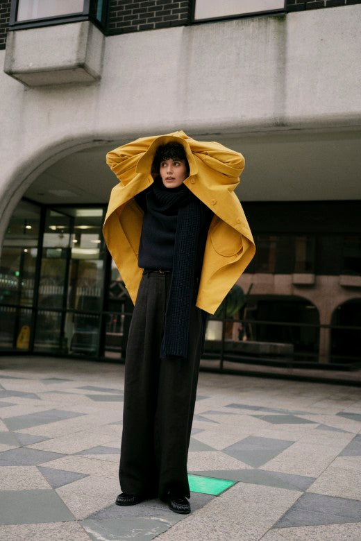 Mustard Yellow Mack Coat