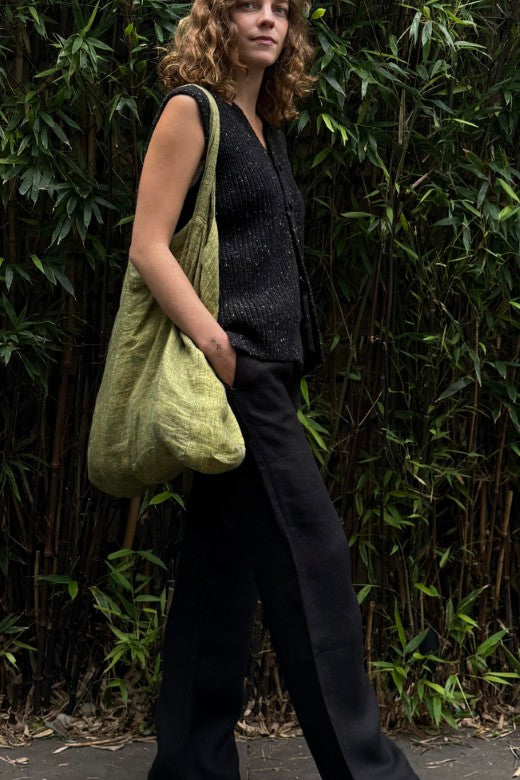 Irish Wool Sleeveless Button Vest