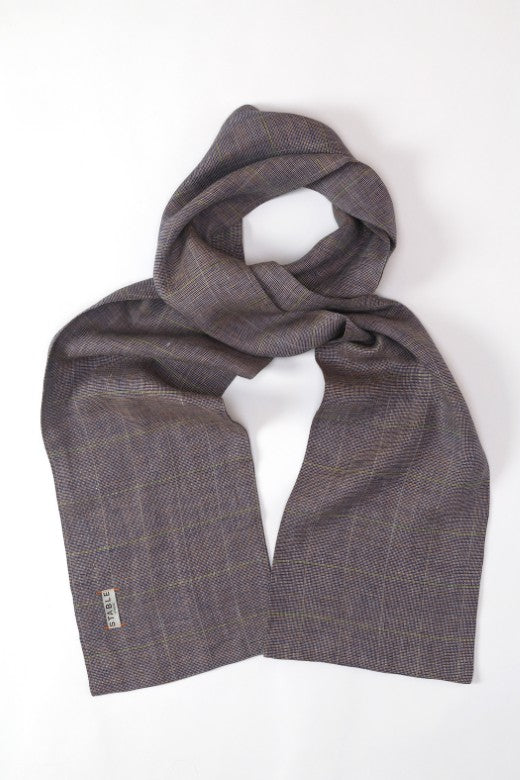 The STABLE Irish Linen Scarf - Blue Lavender