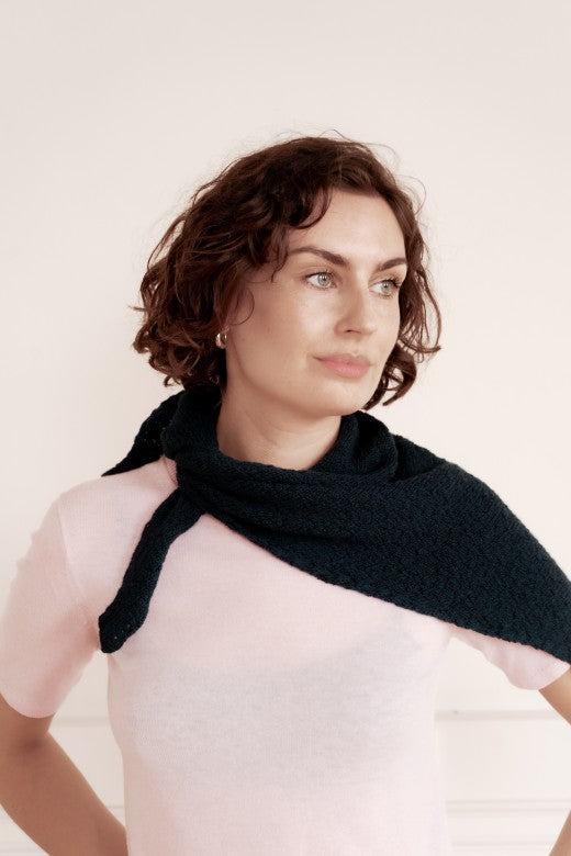Merino Trandana Triangle Scarf