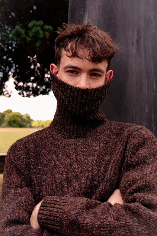 Fishermans Polo Neck Jumper