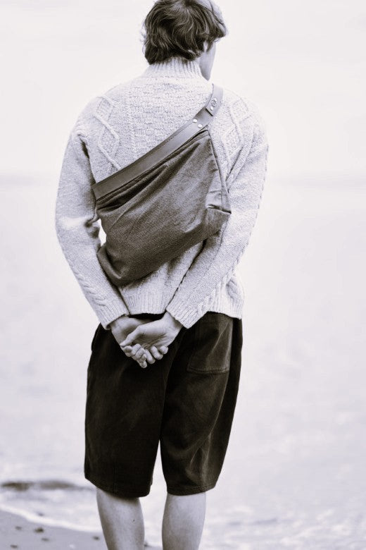 Canvas and Leather Carry All Bag-Handbags, Wallets & Cases-STABLE of Ireland