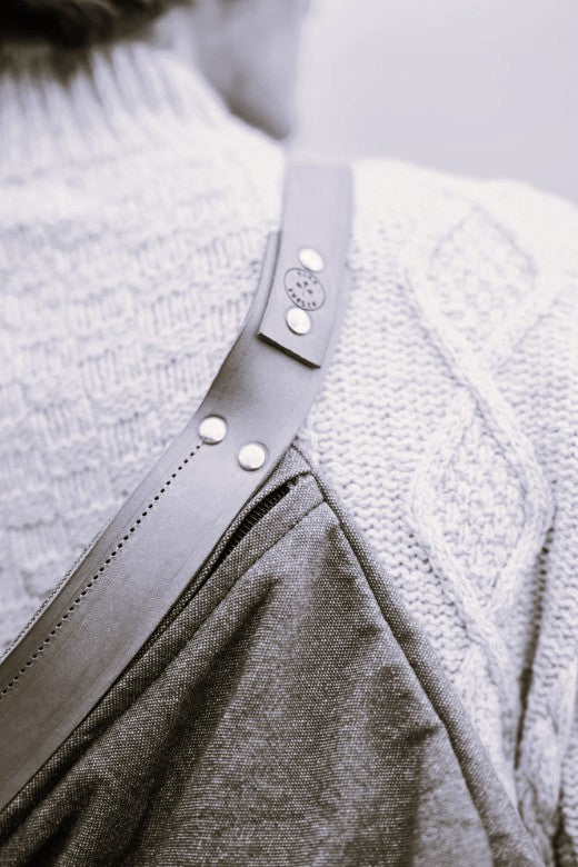 Canvas and Leather Cross Body Bag-Handbags, Wallets & Cases-STABLE of Ireland