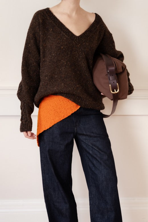 Canvas and Leather Cross Body Bag-Handbags, Wallets & Cases-STABLE of Ireland