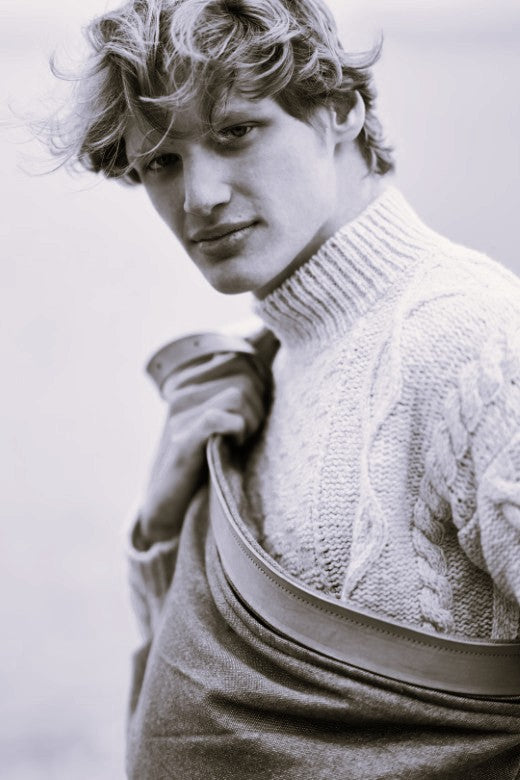 Canvas and Leather Cross Body Bag-Handbags, Wallets & Cases-STABLE of Ireland