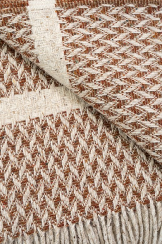 Copper Wicker Blanket-Blankets-STABLE of Ireland