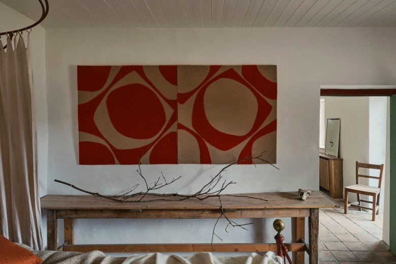 ROSC Diptych Patrick Scott Tapestry