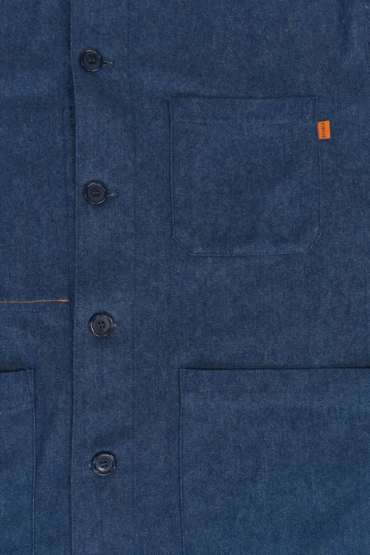 Denim Blue Utility Jacket-Coats & Jackets-STABLE of Ireland