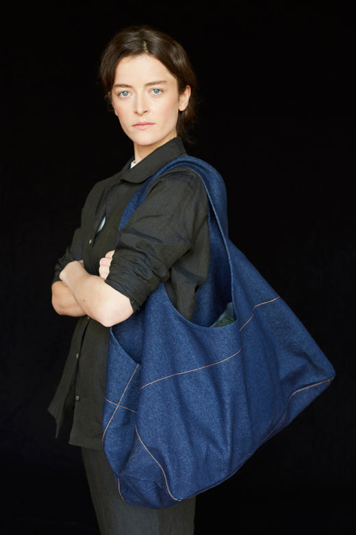 Denim Hold All Bag-Shopping Totes-STABLE of Ireland