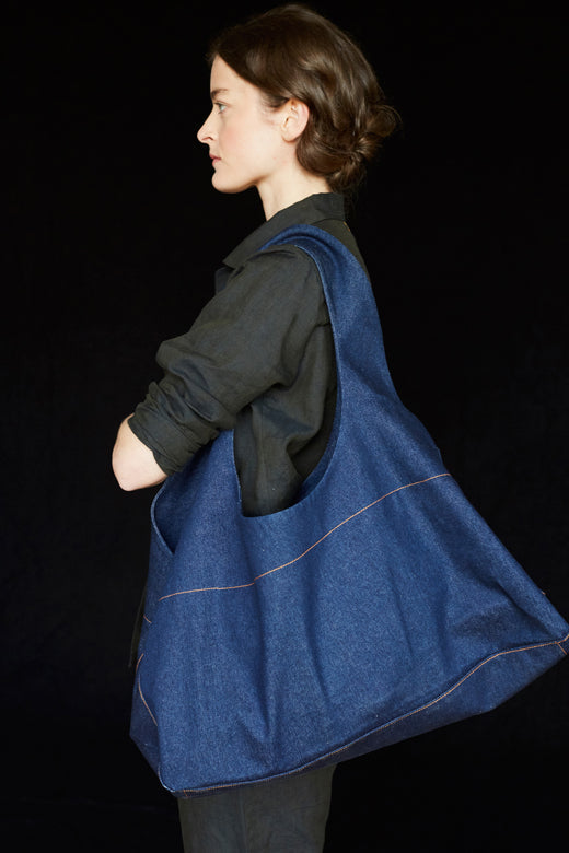 Denim Hold All Bag-Shopping Totes-STABLE of Ireland