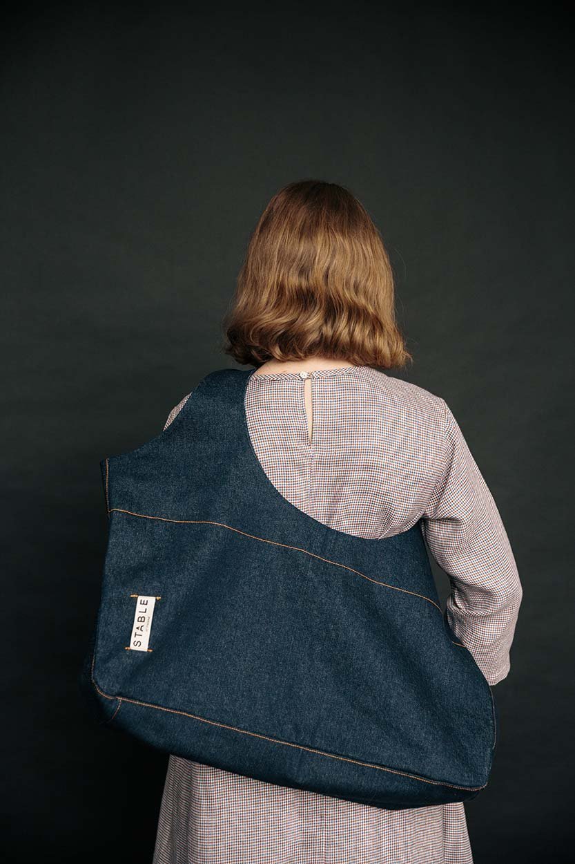 Denim Hold All Bag-Shopping Totes-STABLE of Ireland