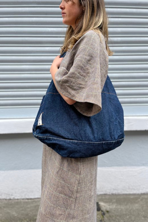 Denim Hold All-Shopping Totes-STABLE of Ireland