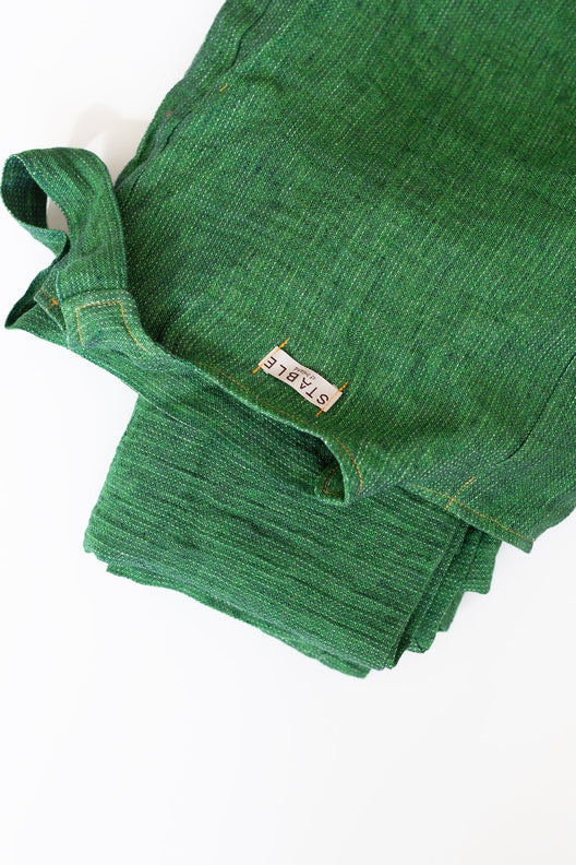 Grassy Green Swim Linen Tote-Shopping Totes-STABLE of Ireland