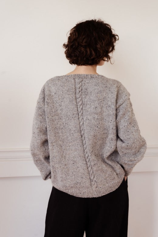 Handknit V Neck Jumper-Jumper-STABLE of Ireland