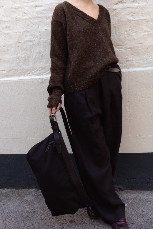 Handknit V Neck Jumper-Jumper-STABLE of Ireland