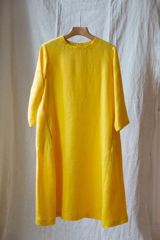 Irish Linen Dress-Dresses-STABLE of Ireland