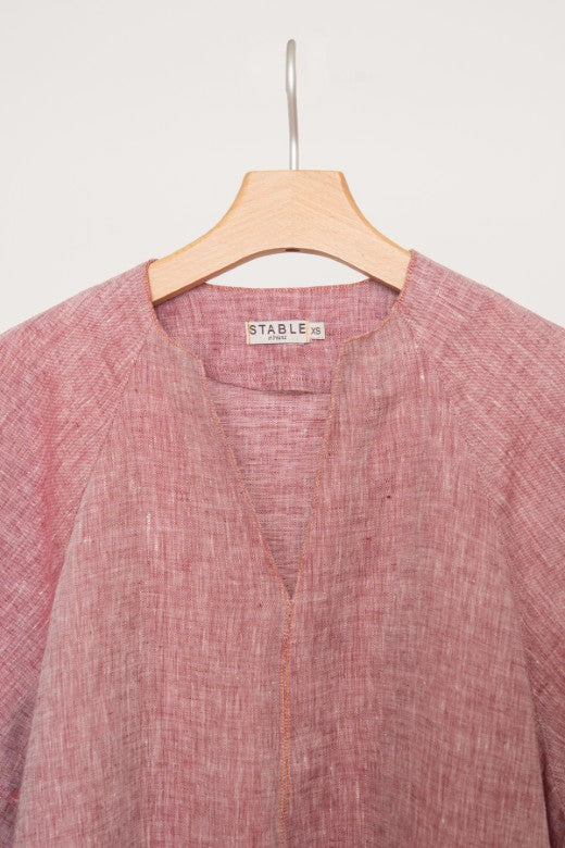 Irish Linen Kaftan Dress-Dresses-STABLE of Ireland