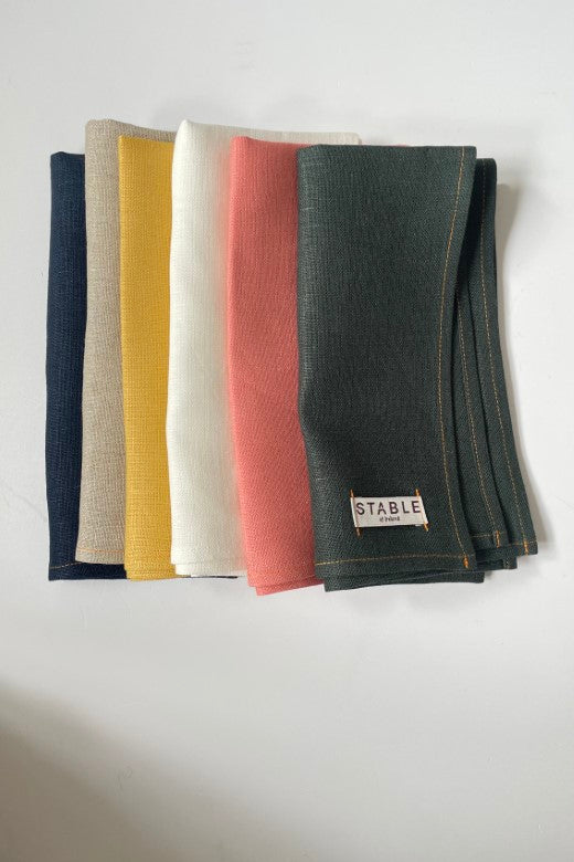 Irish Linen Napkins with Rory O’Connell-Table Linens-STABLE of Ireland