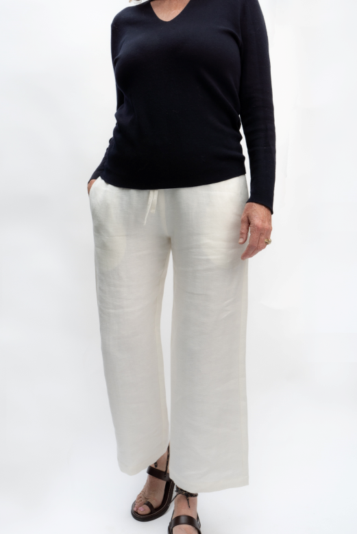 Irish Linen Trousers-Trousers-STABLE of Ireland