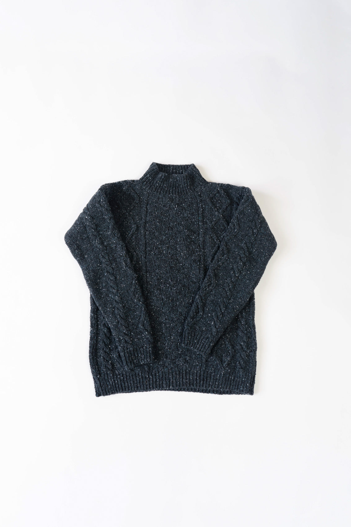 Irish Wolfhound Grey Donegal Aran Jumper-Jumper-STABLE of Ireland