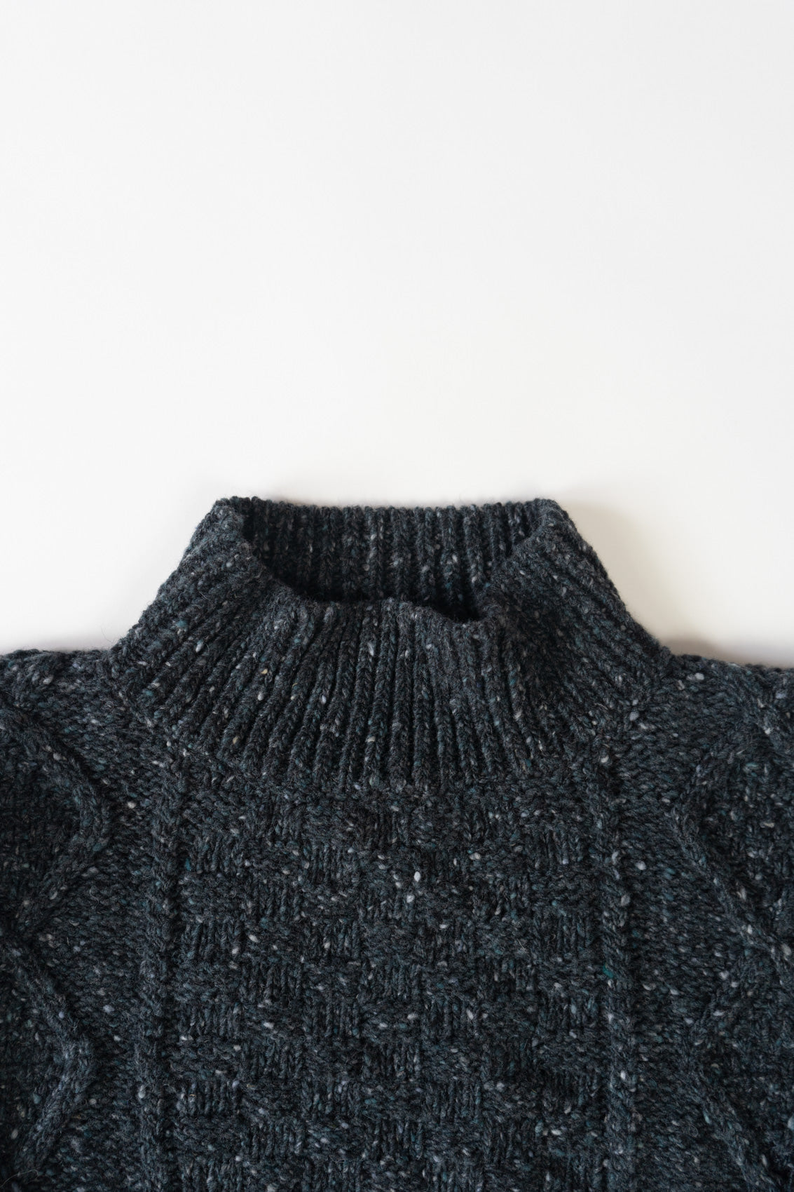 Irish Wolfhound Grey Donegal Aran Jumper-Jumper-STABLE of Ireland