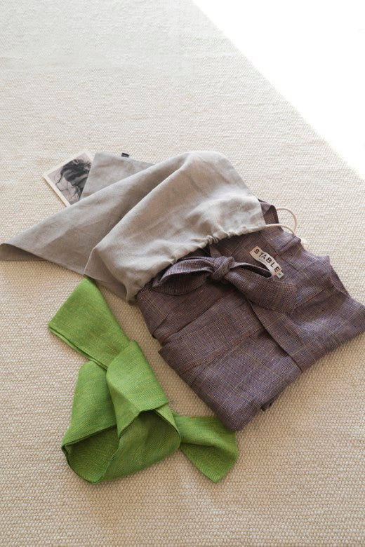 Linen Bag Gift Wrapping Service by STABLE-STABLE of Ireland