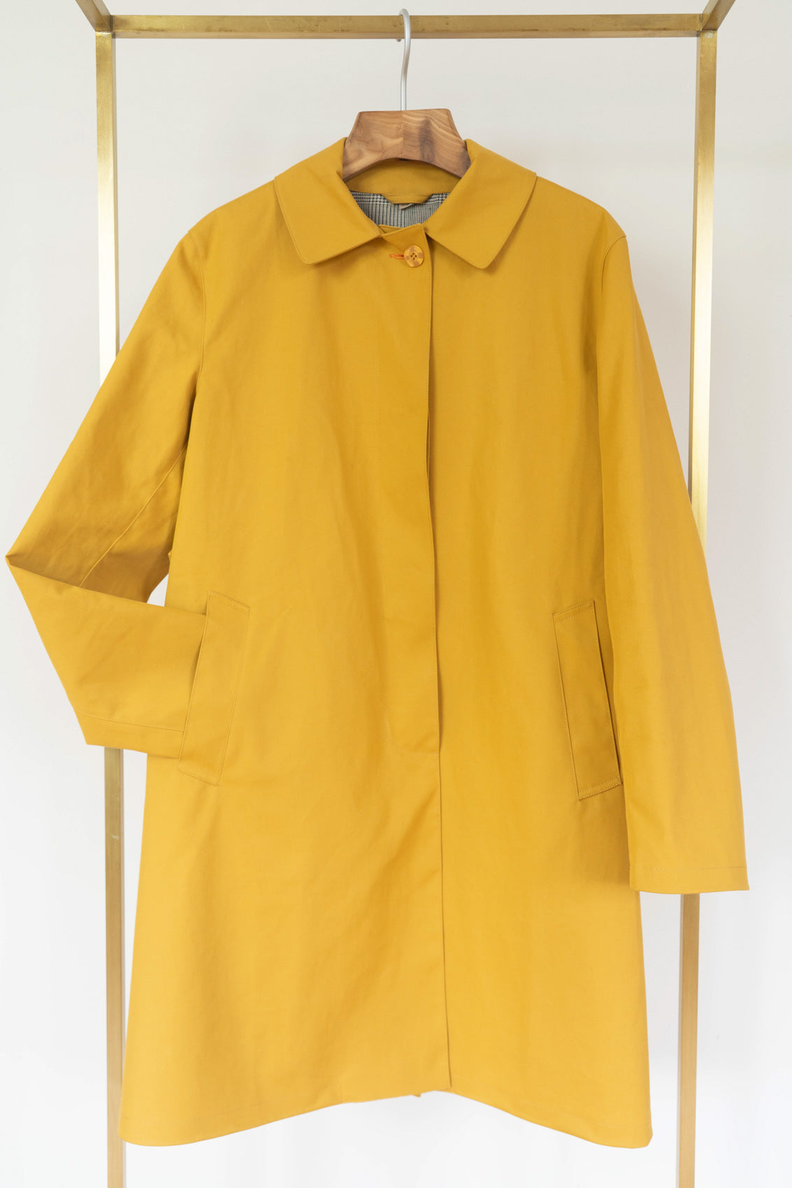 Mustard Yellow Mack Coat-Coats & Jackets-STABLE of Ireland