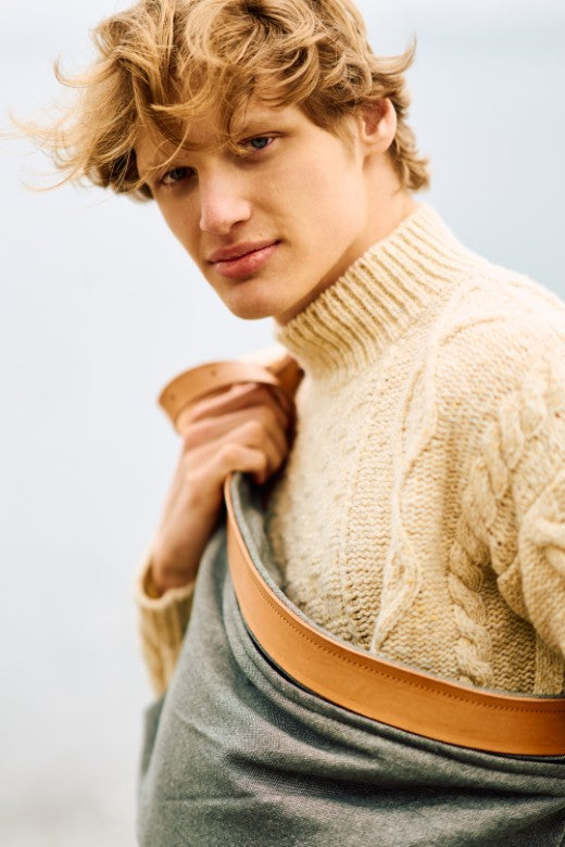 Natural Donegal Aran Jumper