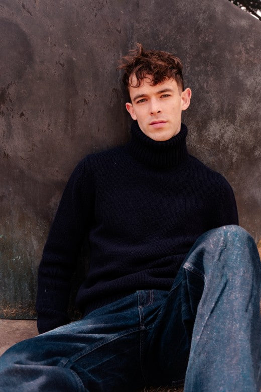 Fishermans Polo Neck Jumper