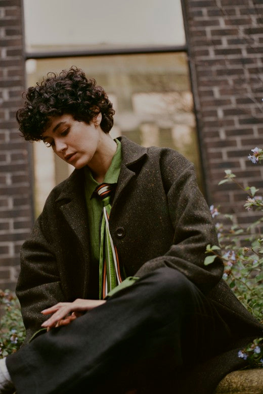 STABLE Irish Tweed Coat with Peter O’Brien 2025-Coats & Jackets-STABLE of Ireland