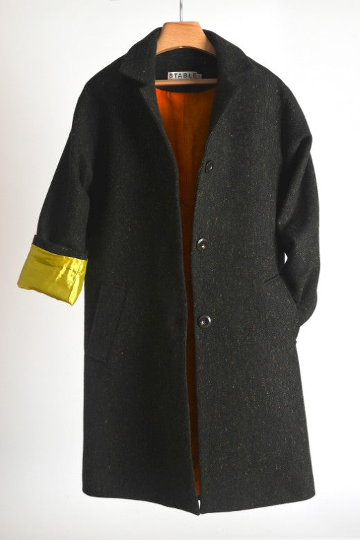 STABLE Irish Tweed Coat with Peter O’Brien 2025-Coats & Jackets-STABLE of Ireland