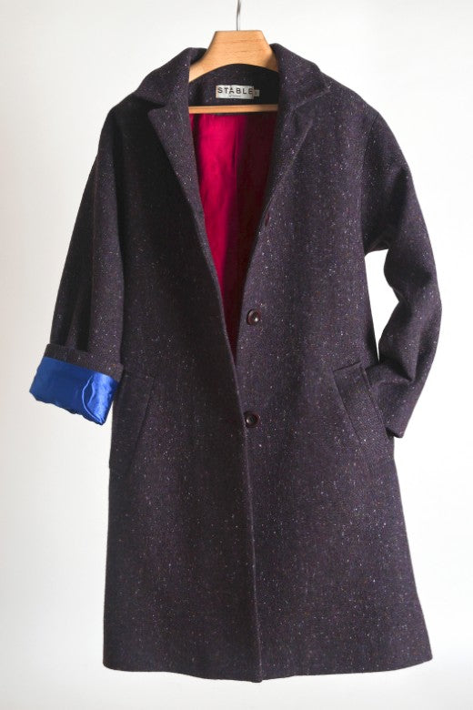 STABLE Irish Tweed Coat with Peter O’Brien 2025-Coats & Jackets-STABLE of Ireland