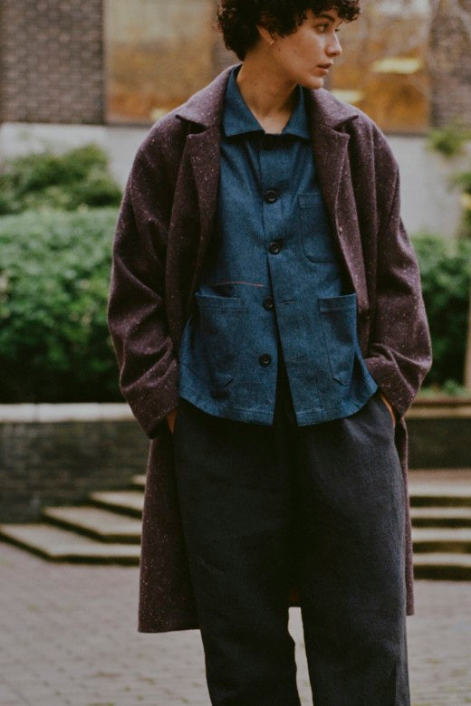 STABLE Irish Tweed Coat with Peter O’Brien 2025-Coats & Jackets-STABLE of Ireland