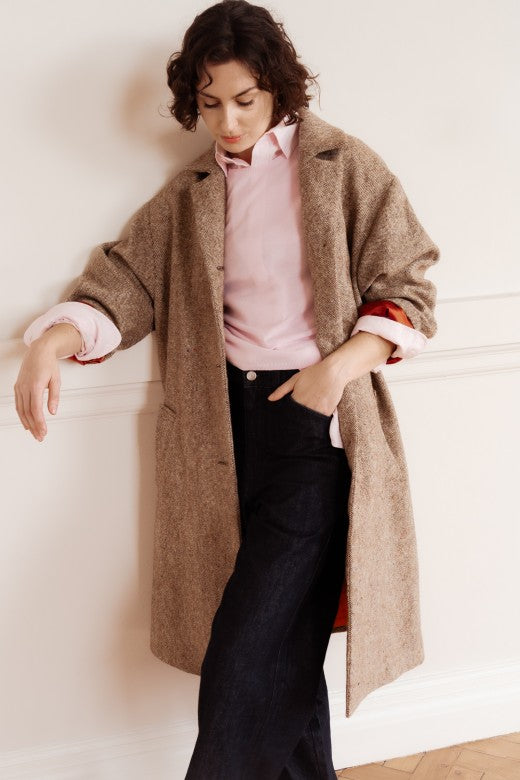 STABLE Irish Tweed Coat with Peter O’Brien 2026-Coats & Jackets-STABLE of Ireland