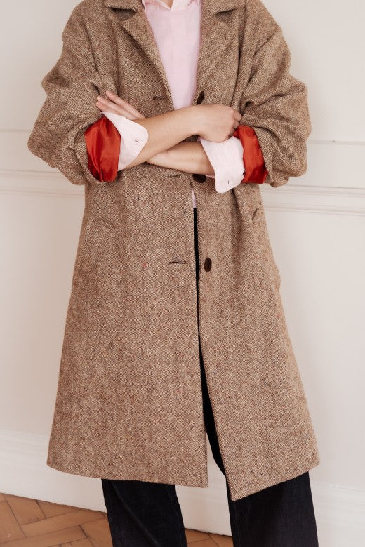 STABLE Irish Tweed Coat with Peter O’Brien 2026-Coats & Jackets-STABLE of Ireland