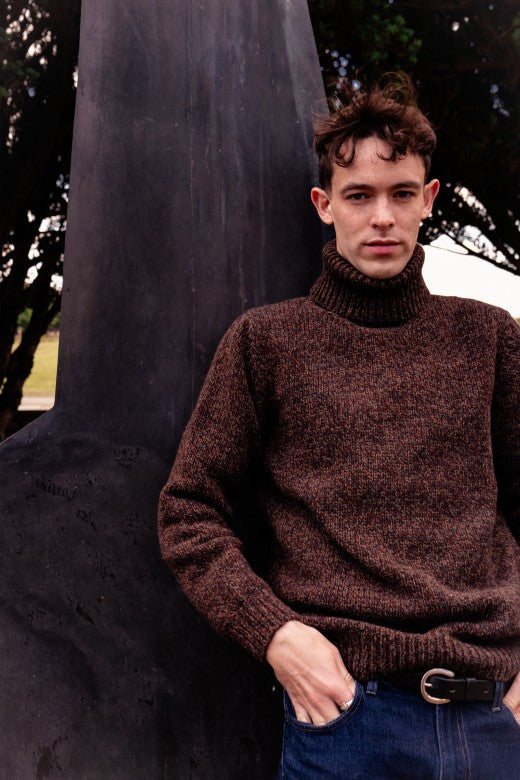 Fishermans Polo Neck Jumper