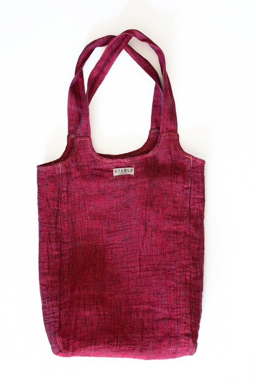 Shed Red Swim Linen Hold All Tote-Shopping Totes-STABLE of Ireland