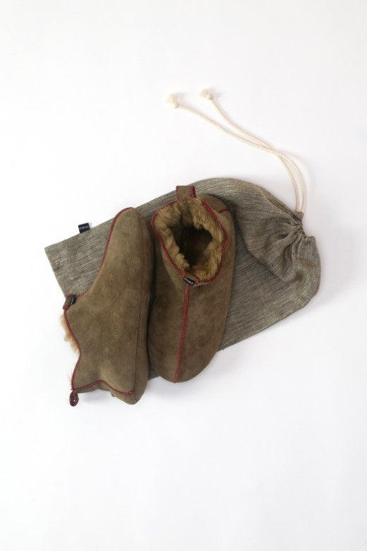 Sheepskin Slipper Booties-Slippers-STABLE of Ireland