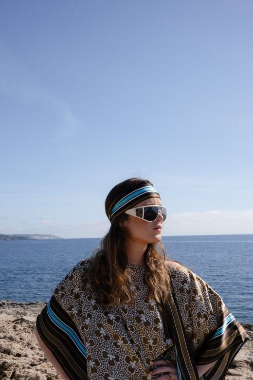 Small Shamrock Silk Top-Blouses-STABLE of Ireland