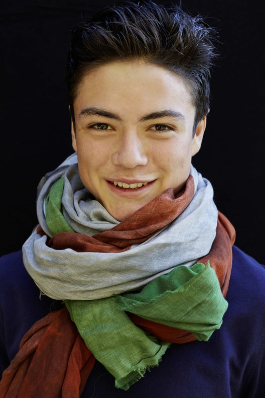 The Irish Tricolour Scarf by STABLE of Ireland-Scarves & Shawls-STABLE of Ireland