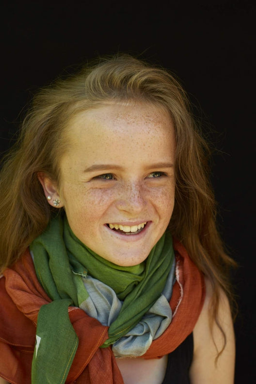 The Irish Tricolour Scarf by STABLE of Ireland-Scarves & Shawls-STABLE of Ireland