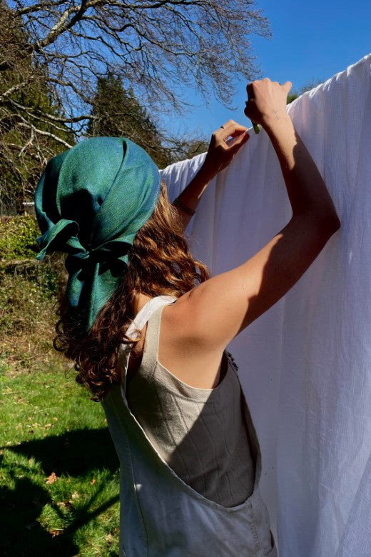 The Linen Head Scarf-Scarves & Shawls-STABLE of Ireland