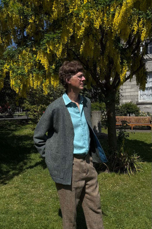 The STABLE Báinín Tweed Jacket-Coats & Jackets-STABLE of Ireland