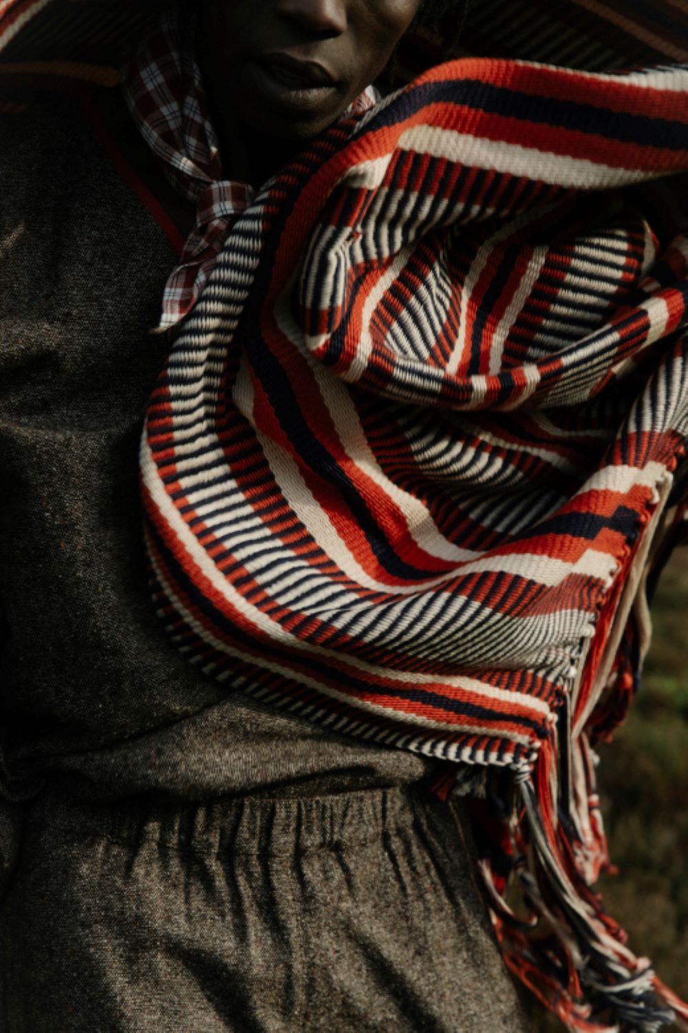 The STABLE of Ireland Handwoven Long Island Crios Blanket-Blankets-STABLE of Ireland