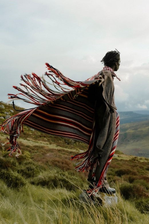 The STABLE of Ireland Handwoven Long Island Crios Blanket-Blankets-STABLE of Ireland